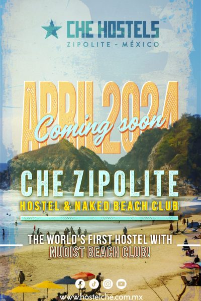 CHE ZIPOLITE Hostel & Naked Beach Club 02